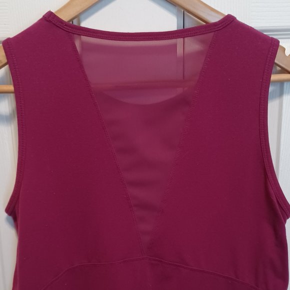 Dark Fuschia Active Wear Tank - Joe Fresh - Size S - Picture 2 of 2